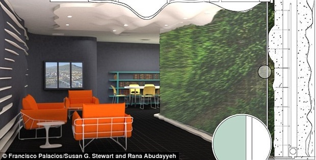 بخشی از دیوار خانه های آینده مملو از گیاهان ضد پارازیت +عکس
