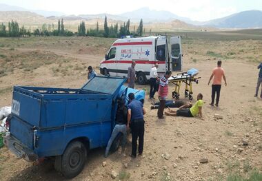 تصادف در همدان ۲ کشته بر جا گذاشت