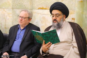 مراسم ترحیم آیت الله نورالله شاه آبادی(ره) در مسجد اعظم قم