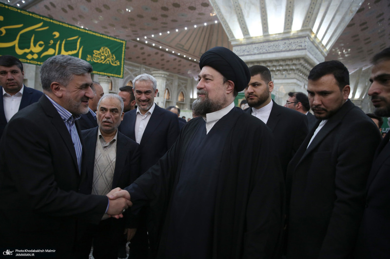 دیدار وزیر اقتصاد  جمعی از مدیران بانک ها با سید حسن خمینی