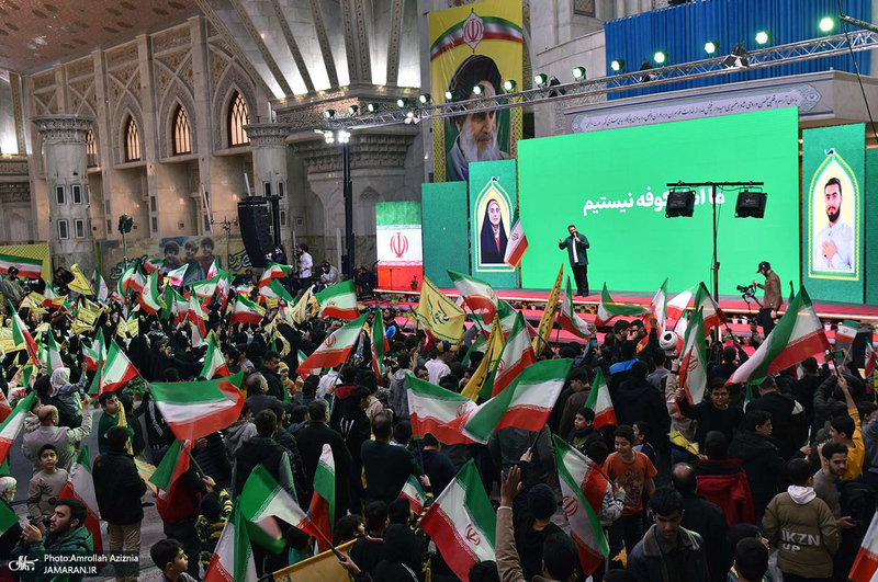 اجتماع باشکوه نوجوانان آرمانی لشکر قدس در حرم مطهر امام خمینی (س)-2