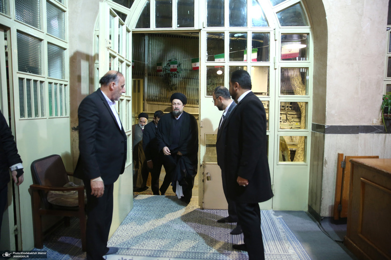 دیدار مدیر عامل ایرنا با جمعی از مدیران با سید حسن خمینی