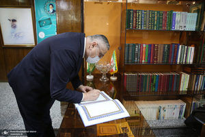 دیدار مفتی اعظم و سفیر کرواسی در ایران با سید حسن خمینی