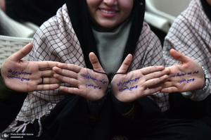 گردهمایی دانشجویان و طلاب بسیجی در حرم مطهر امام خمینی (س)