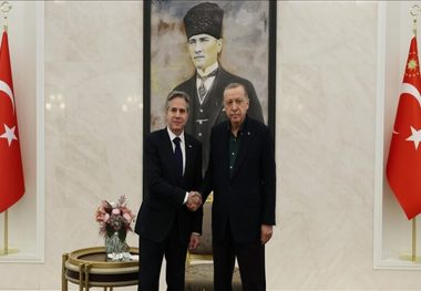 دیدار اردوغان با بلینکن در آنکارا 