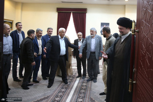 دیدار رئیس و اعضای هیأت رئیسه کمیته ملی پارالمپیک با سید حسن خمینی