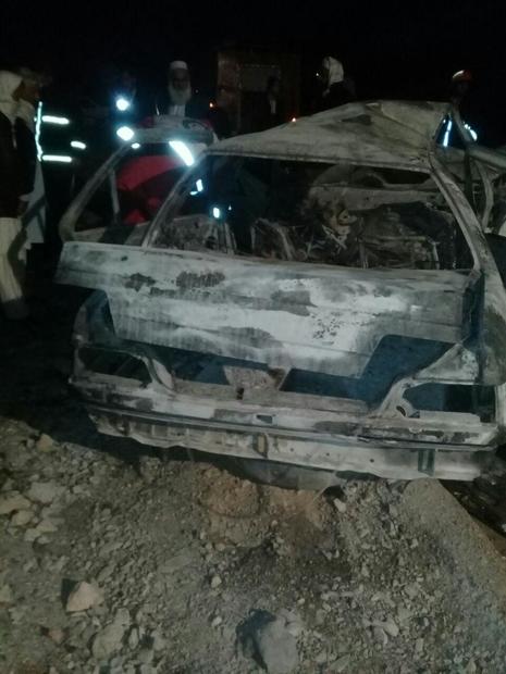 تصادف در مسیر خاش - ایرانشهر پنج کشته برجای گذاشت
