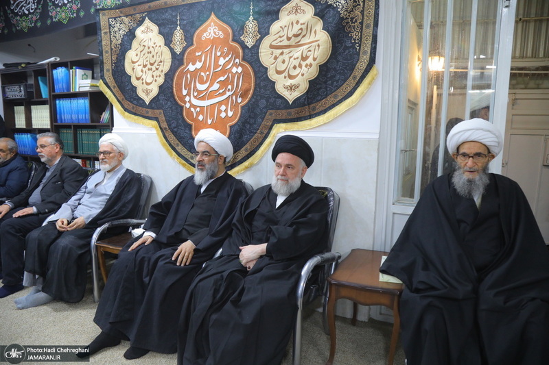 دومین شب عزاداری حضرت فاطمه (س) در بیت آیت الله دوستی زنجانی‎