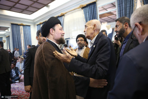 دیدار اعضا و دست اندرکاران ستاد مرکزی سی و ششمین سالگرد بزرگداشت امام خمینی با سید حسن خمینی