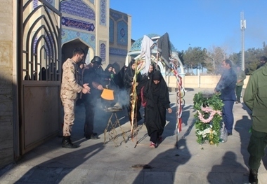 120دانش آموز دختر خمین به مناطق جنگی جنوب کشور اعزام شدند