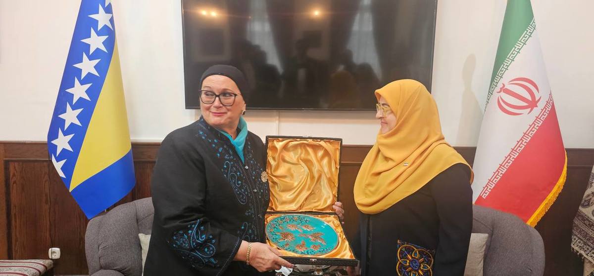 دیدار سخنگوی دولت ایران با وزیر خارجه پیشین بوسنی