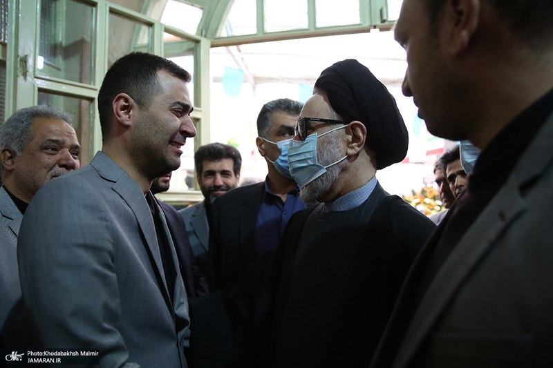 مراسم تشییع مرحوم حسن غفوری فرد از حسینیه جماران