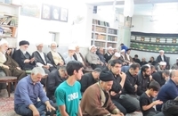 مراسم روز شهادت امام محمد باقر (ع) در دفتر آیت‌الله‌العظمی صانعی (2)