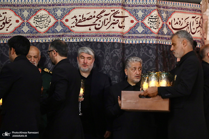 مراسم شب شهادت امام رضا (ع) در حرم مطهر رضوی