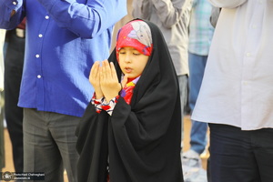 نماز عید سعید فطر در حرم مطهر حضرت معضومه (س)