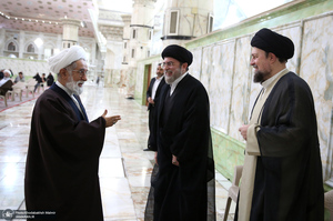 عزاداری شهادت حضرت امام جعفر صادق (ع) در حرم مطهر امام خمینی (س)