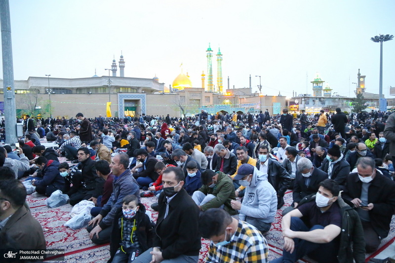 مراسم آغاز  سال 1401 در حرم کریمه اهل بیت (ع)‎