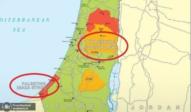 بریتانیا نام کشور فلسطین را در نقشه‌های خود درج کرد + عکس