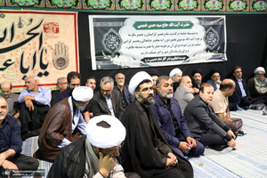 مراسم بزرگداشت همسر آیت الله موسوی بجنوردی (ره) در حسینیه شماره یک جماران-2