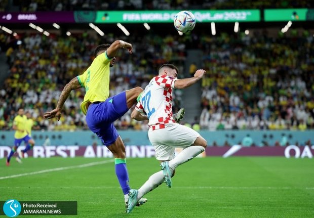 ویدیو| خطای خشن بازیکن برزیل روی یورانوویچ