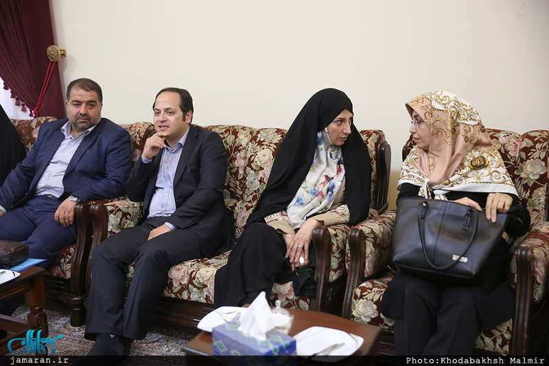 دیدار شهردار و اعضای شورای اسلامی شهر تهران با سید حسن خمینی