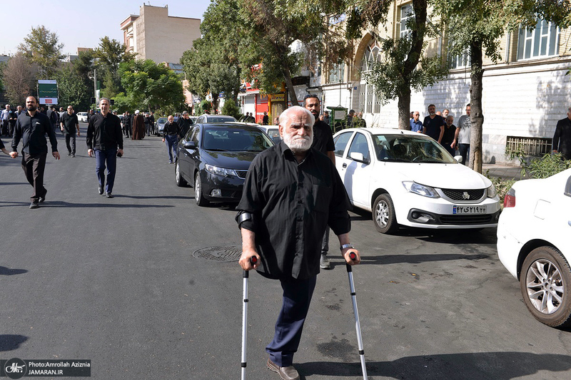 مراسم تشییع سیدعلی صنیع خانی از مسجد الرسول (ص) نازی آباد