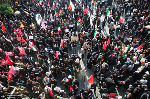 مراسم تشییع پیکر مطهر رهبر شهید انقلاب در تهران -3
