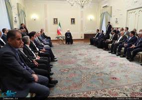 دکتر روحانی در دیدار عیدانه جمعی از وزرا،استانداران و مدیران دستگاههای اجرایی