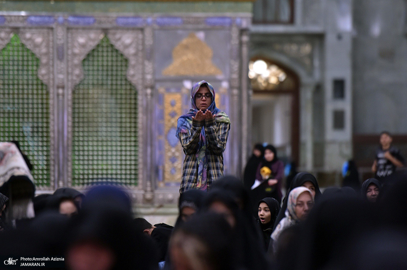 دومین شب عزاداری حضرت اباعبدالله الحسین (ع) در حرم امام خمینی