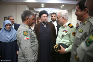 دیدار رئیس و مدیران سازمان حفاظت محیط زیست با سید حسن خمینی