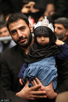 مراسم عزاداری شام شهادت حضرت فاطمه‌زهرا(س) در حسینیه امام خمینی