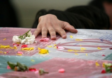 استقبال از 2 شهید گمنام در رابر