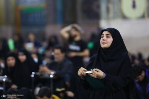 مراسم دعا و احیای شب بیست و یکم ماه رمضان در حرم امام رضا(ع)