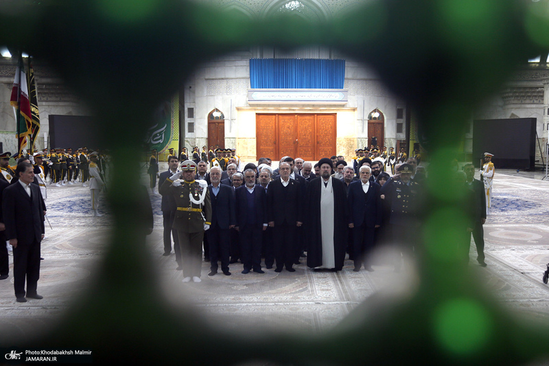 تجدید میثاق اعضای هیئت دولت با آرمان های امام خمینی (س) -1