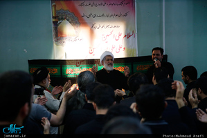 عزاداری ظهر عاشورا در محضر استاد امجد 
