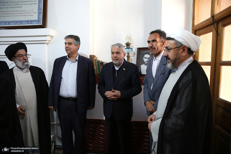 بازدید وزیر میراث فرهنگی از بیت تاریخی حضرت امام در خمین