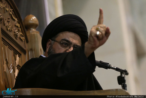 عزاداری شب شهادت حضرت فاطمه زهرا(س) در حرم مطهر امام خمینی(ره)