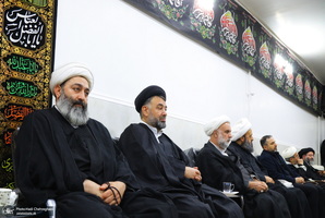 عزاداری شهادت حضرت فاطمه (س) در بیت آیت الله دوستی زنجانی‎