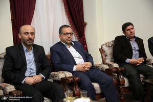 دیدار جمعی از اعضای هیات علمی دانشگاه مازندران‎ با سید حسن خمینی