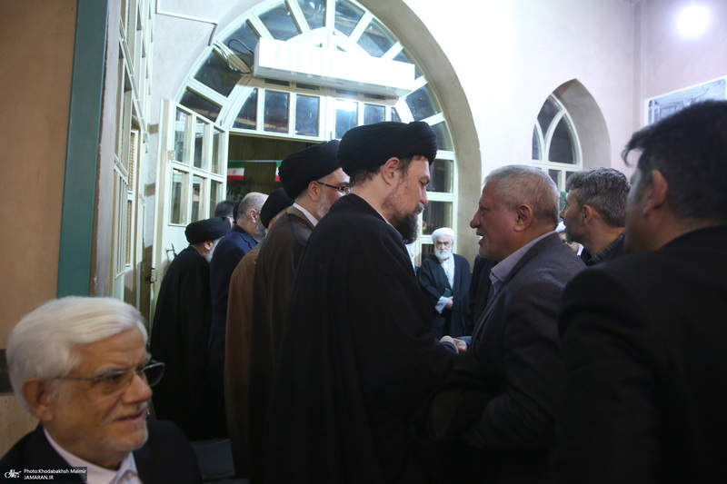 مراسم سالگرد رحلت آیت‌الله سید محمد موسوی بجنوردی در حسینیه جماران  -1