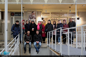 بازدید دانشجویان زبان فارسی از جماران