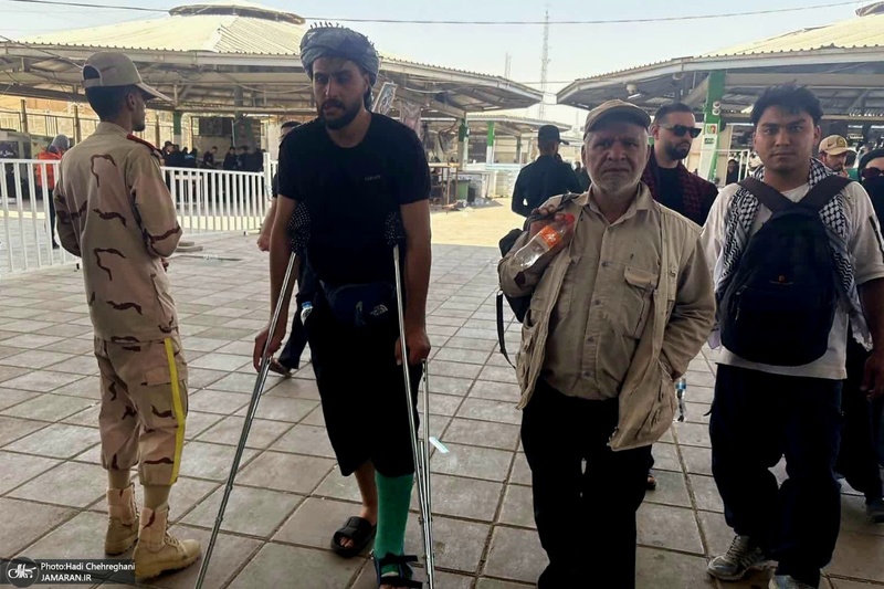 هم قدم با زائران اباعبدالله الحسین (ع)؛ مرز مهران