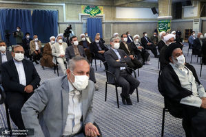 دیدار میهمانان کنفرانس وحدت اسلامى‌ و جمعی از مسئولان نظام با رهبر معظم انقلاب