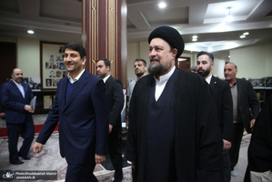 دیدار وزیر ارتباطات و معاونین با سید حسن خمینی