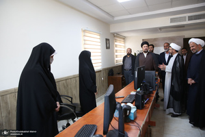 بازدید سید حسن خمینی از موسسه تنظیم و نشر آثار امام خمینی (س)