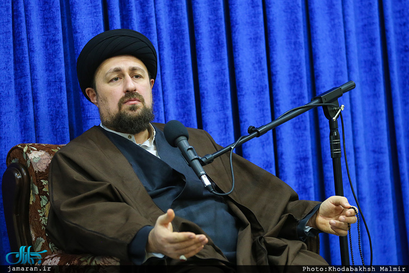 دیدار رئیس و کارکنان سازمان فرهنگ و ارتباطات اسلامی با سید حسن خمینی