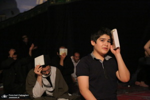 مراسم احیا شب بیست و سوم ماه مباررک رمضان در مصلای قدس قم