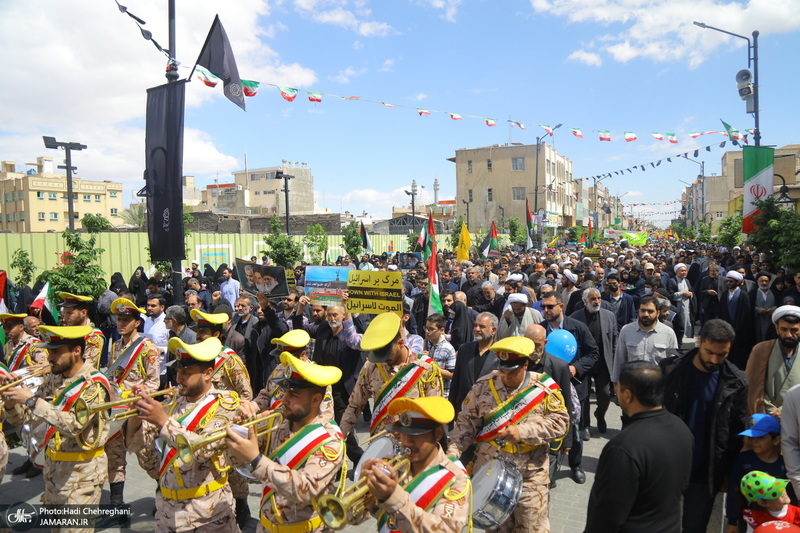 راهپیمایی باشکوه روز قدس در قم - 1