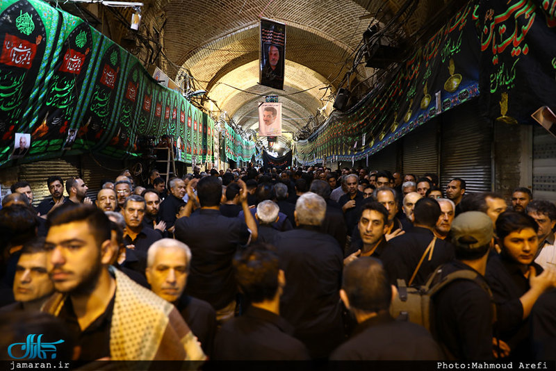 عزاداری عاشورای حسینی در بازار تهران