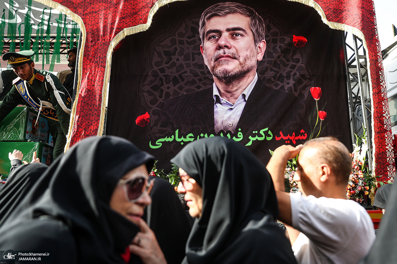 مراسم تشییع شهدای جنگ تحمیلی رژیم صهیونیستی در تهران-7 - فریدون عباسی